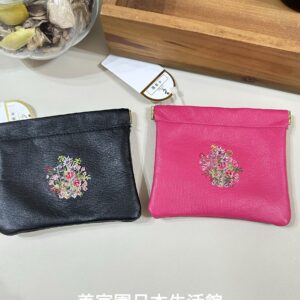 ❤️ 單手開啟的日本製夢詩集牛革彈片口金包